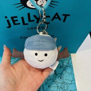 Jellycat Amusaeble Sports Golf Bag Charm – Plush Keychain, NWT